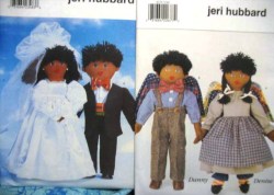 4279 4467 HUBBARD 15'' ANGEL/18'' BRIDAL COUPLE DOLLS PATTERNS